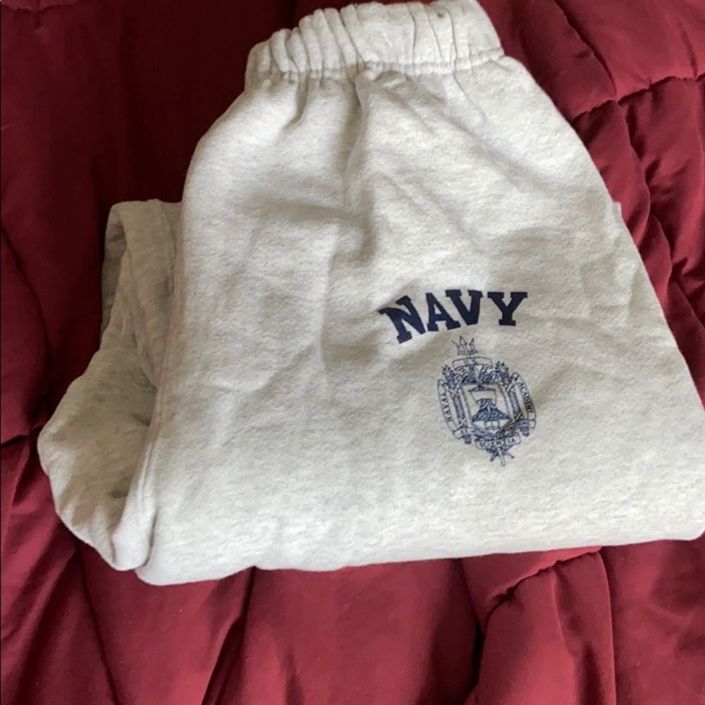 Navy sweatpants